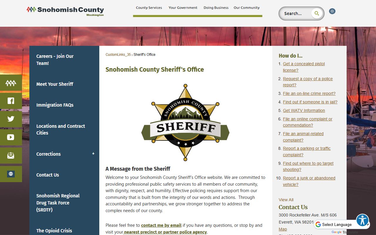 Edmonds jail mugshots Snohomish County Sheriff inmate lookup