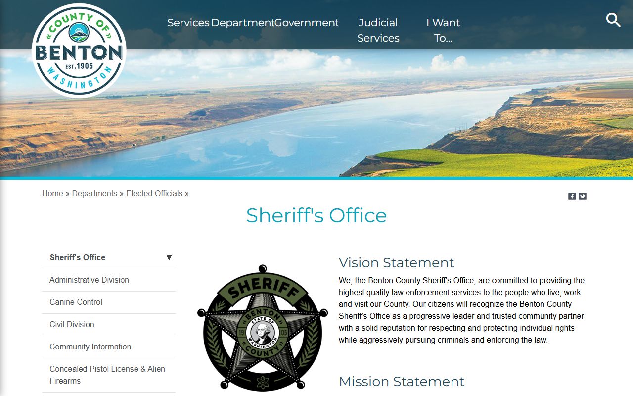 Benton County jail mugshots sheriff office