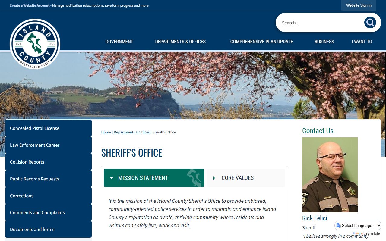 Island County Jail Mugshots sheriff office Coupeville